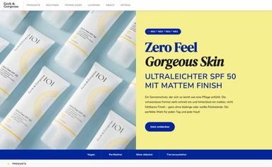Geek & Gorgeous Landing Page